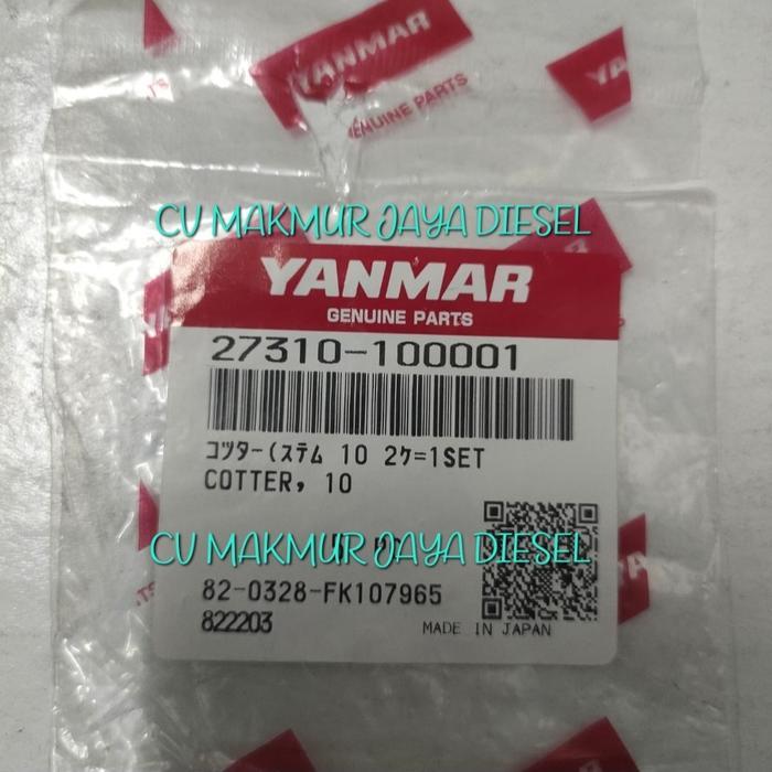 Cotter Valve 6Hym-Wet 27310-100001 Yanmar