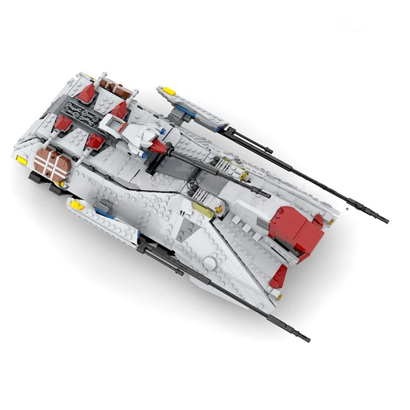 2060pcs MOC UT-AT Unstable Terrain Artillery Transport Trident Star Battle Building Blocks Spark