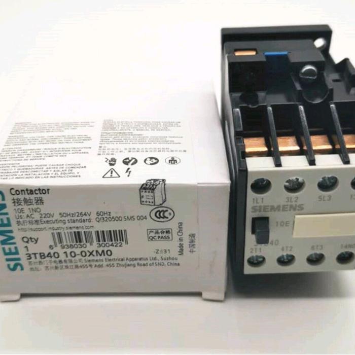 KONTAKTOR SIEMENS 3TB40 10-0X 220V ORIGINAL ASLI