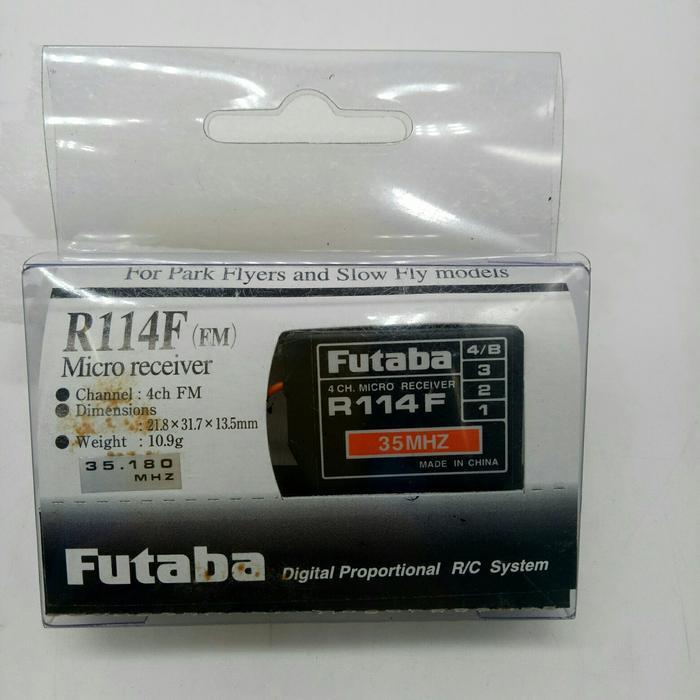 Micro Receiver 4Ch FM 35MHz - Futaba - R114F
