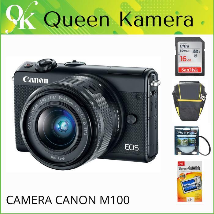 Camera Canon M100 Kit 15-45M Canon M100 Kit 15-45Mm Terbaru 