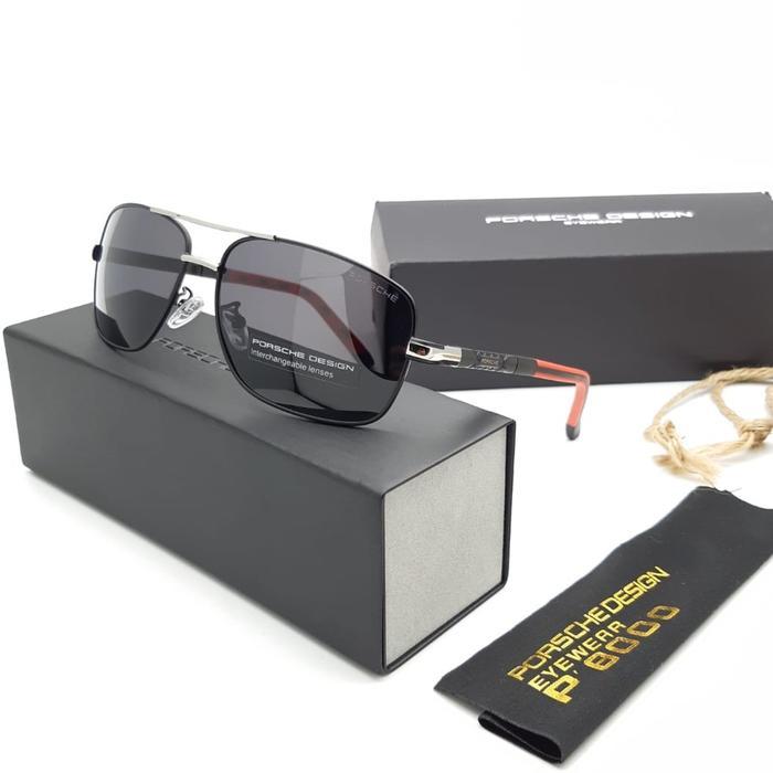 Kacamata Anti Silau UV400 Polarized Pria Wanita P D8724 sunglass optik Frame Lensa Eyewear