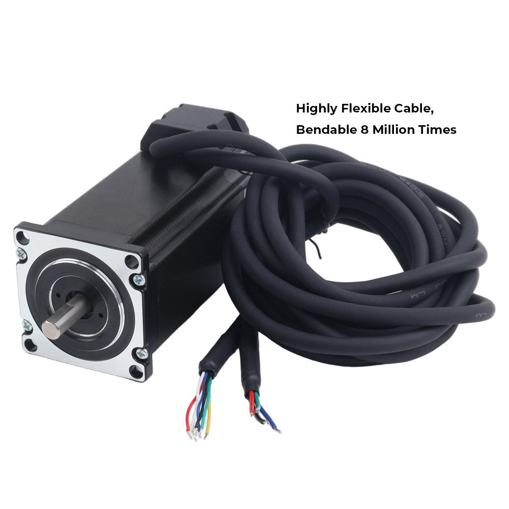 STEPPERONLINE NEMA 23 STEPPER MOTOR WITH ENCODER 3NM NEMA23 CLOSED LOOP STEPPER MOTOR 5A EASY SERVO