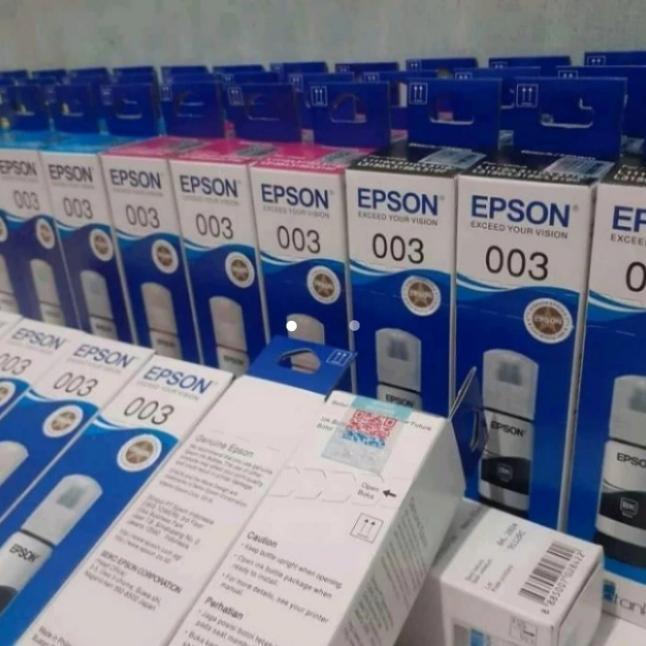 tinta epson 003 Embos original (1 BOK 60 PCS BEBAS RIQUES WRRNA ) Murah