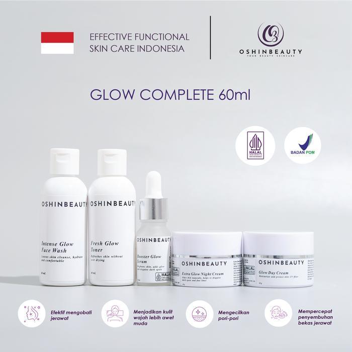 OshinBeauty Paket Glow Series aman bumil busui bpom dan sudah bersertifikat halal