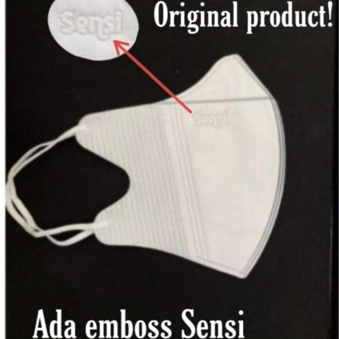 MASKER SENSI DUCKBILL XL JUMBO 4PLY ORIGINAL SENSI DUCK 4 PLY ISI 50PC