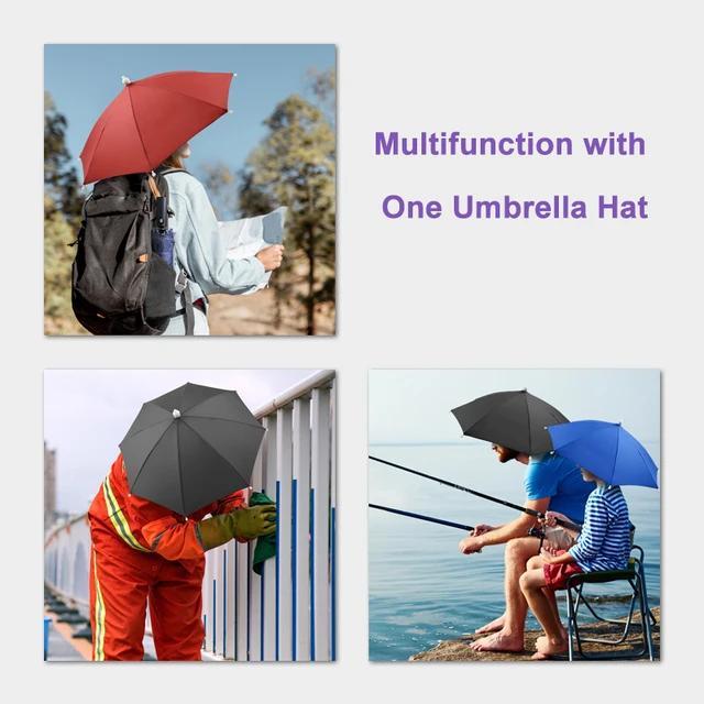 SALE Payung Topi Kepala Hat Umbrella Mancing Berkebun Hiking Caping Besar Jumbo Outdoor Anak