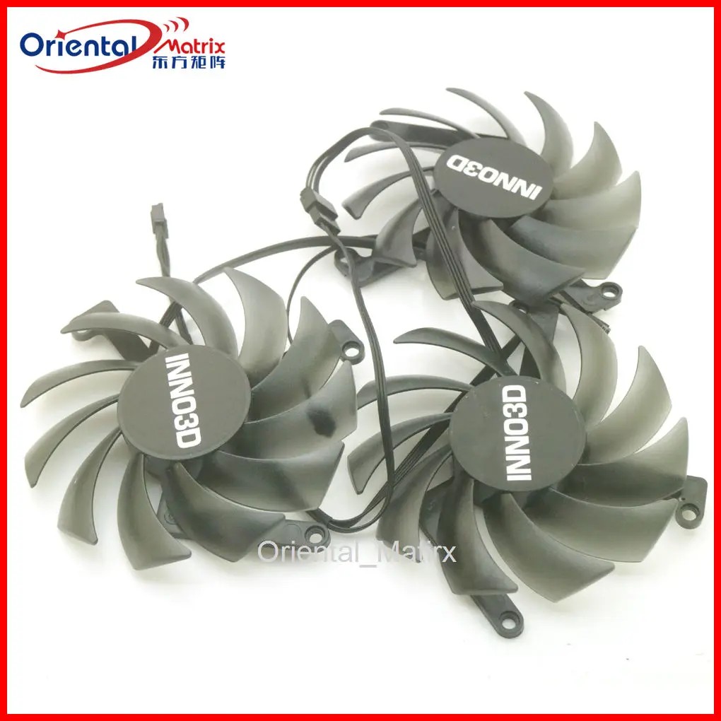 CF-12915S 85mm DC12V 0.35A 4Pin For INNO3D RTX3080ti RTX3090 24GB GAMING X3 Graphics Card Cooling