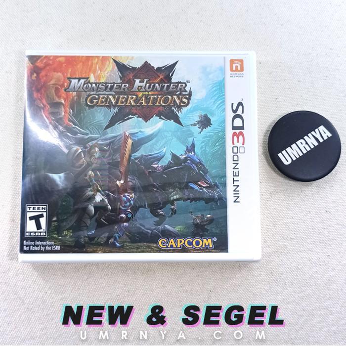 Kaset original Monster Hunter Generations Nintendo 3DS 2DS