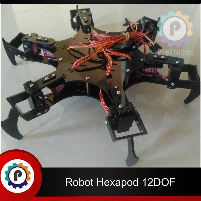 Terbaru Robot Berkaki Hexapod Spider 12 Dof Include Servo