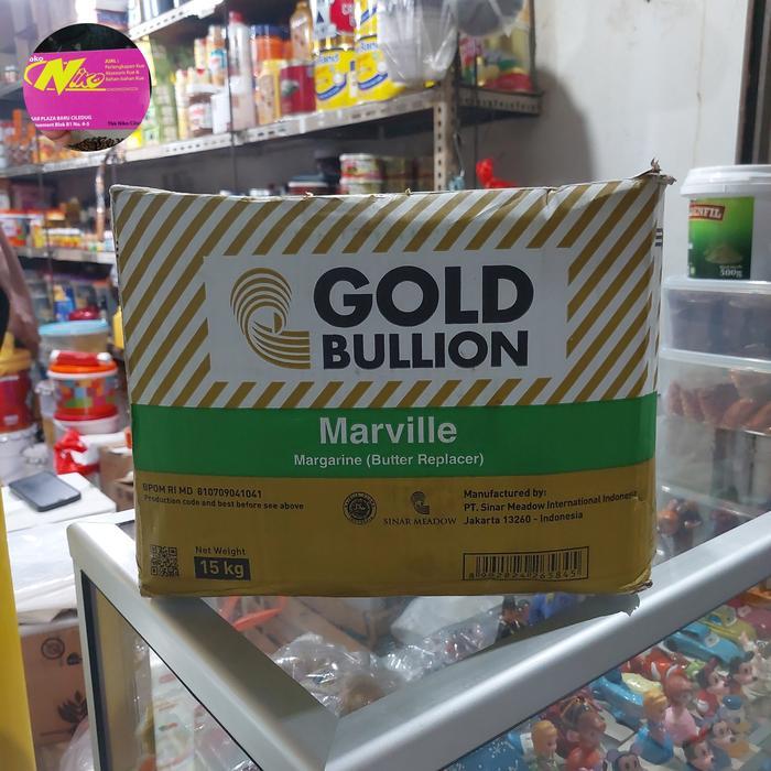 READY gold bullion marville margarin 1kg khusus dan