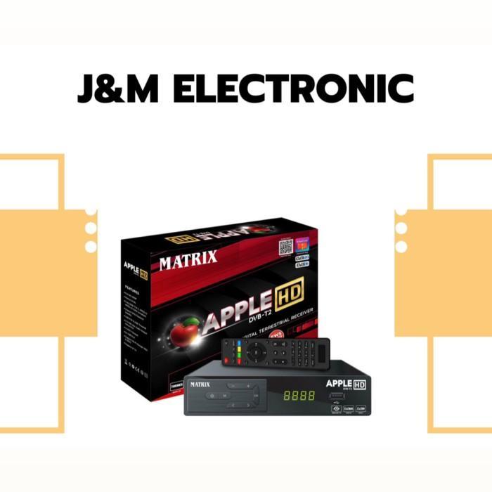 Terbaru Set Top Box Matrix Apple Merah Dvbt-2 Antena Tv Digital Wifi Stb Merah [Kode 1Kode 2Kode