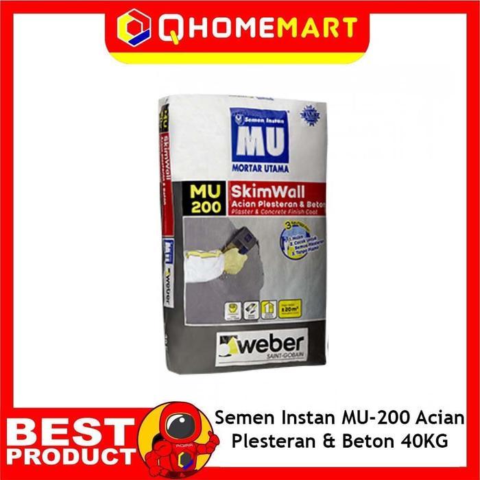 Semen Instan Acian Plesteran Beton MU-200 40KG