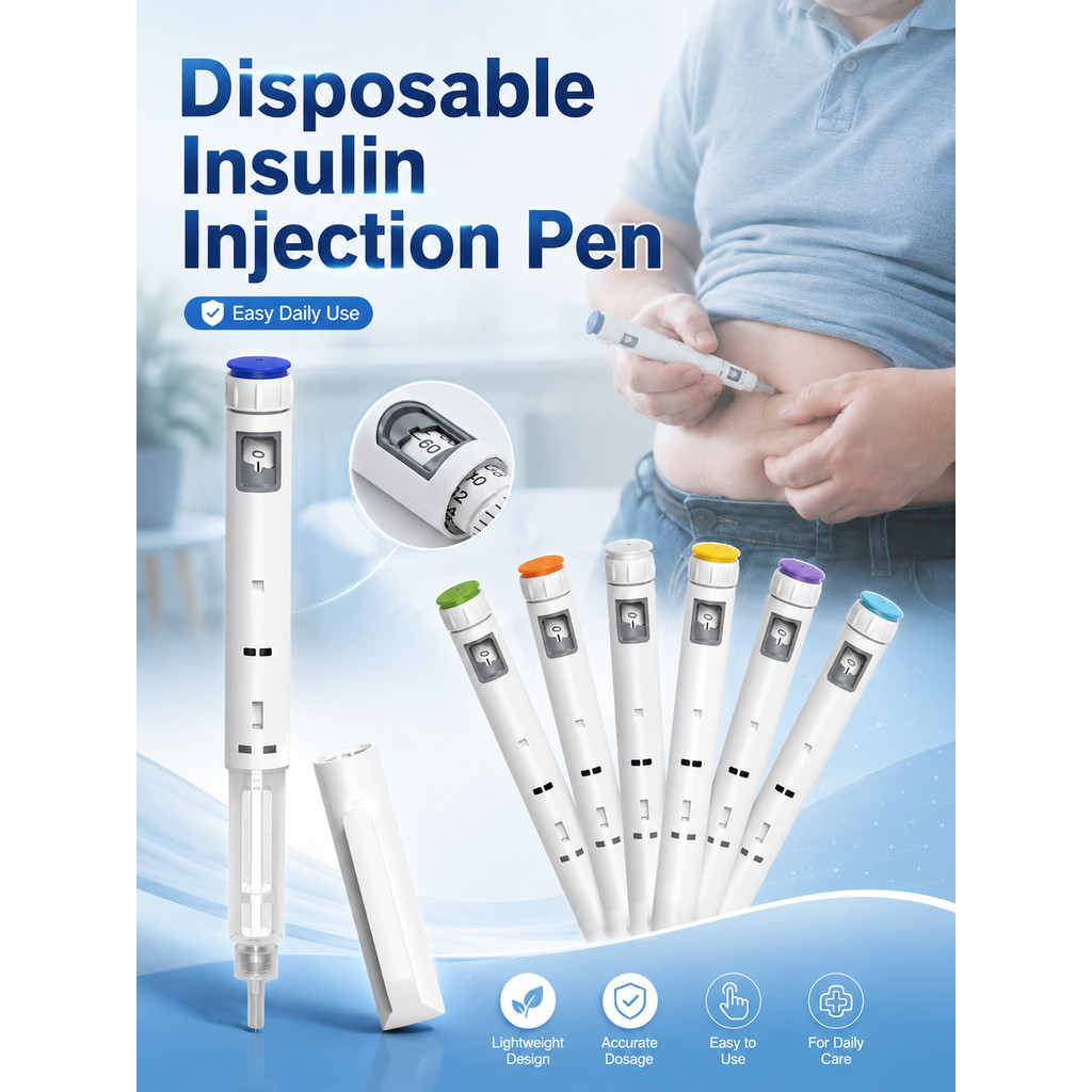 Injector Pen, Insulin Syringe Pen, Syringe Pen Insulin, Insulin Injector Pens, Portable for Outdoor