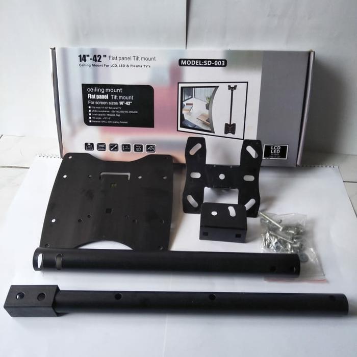 BRACKET TV CEILING / GANTUNG PLAFON (PANJANG TIANG 50CM) HANYA TIANG