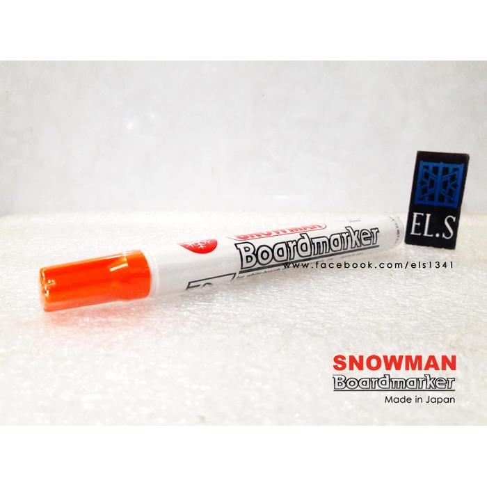 Snowman Board Marker - Orange