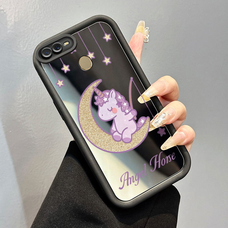 Casing Hp OPPO A7 OPPO A5s OPPO A12 OPPO A12S A11k Case bulan unicorn Kasing Anti Cepat Rusak siliko