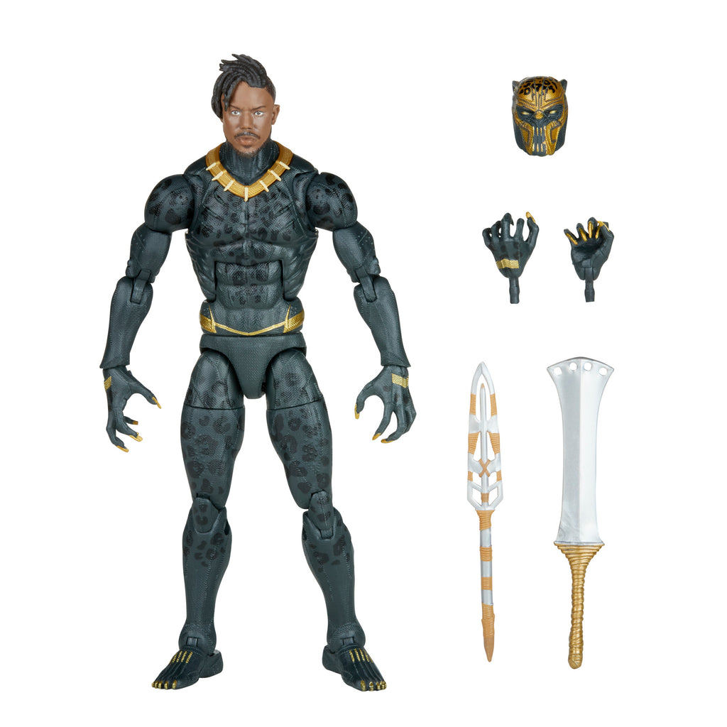 Marvel Legends Blak Erik Killmonger Shuri Nakia M'baku 6"