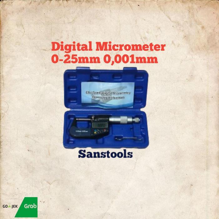 Digital Micrometer 0-25Mm Mikrometer Versi Murah Mitutoyo 293-230-30