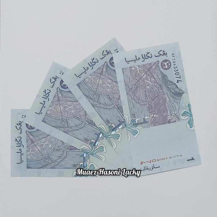 Terbaru Koleksi Ringgit Malaysia Pecahan 1 Ringgit Bahan Kertas Original