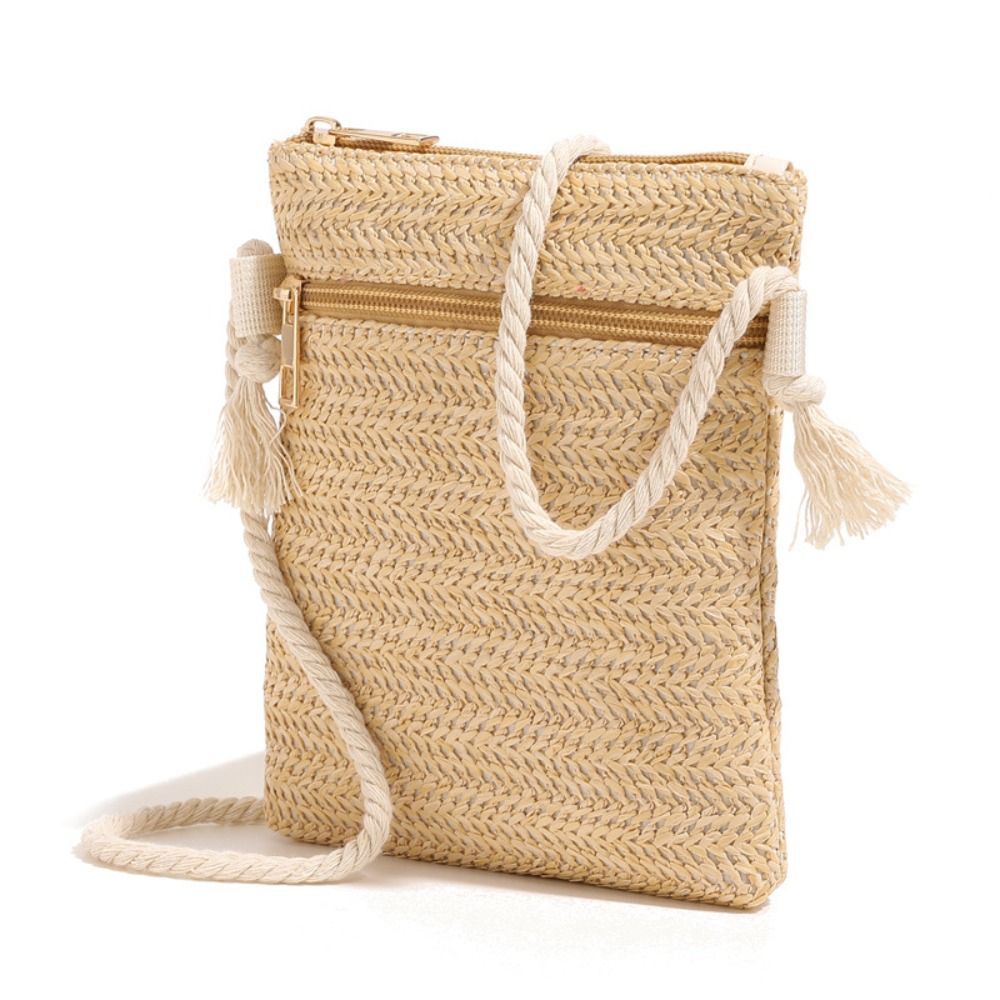 Fion Straw Shoulder Bag Woven Phone Bag Handbags