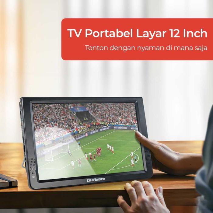 Taffware Portable TV Monitor 11.6 Inch DVB-T2 - D12