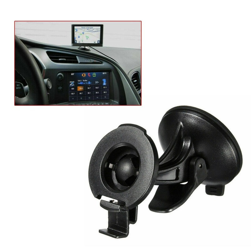1Pc Black Car Suction Cup Mount GPS Holder for GARMIN NUVI 2597 LMT 42 44 52 54 55 LM Car Auto