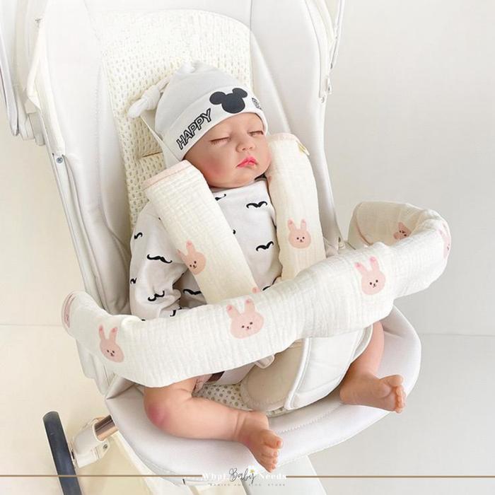 Baby Stroller Belt Cover / Kain Pelapis Gagang Stroller / Sarung Gagang Stroller Bayi