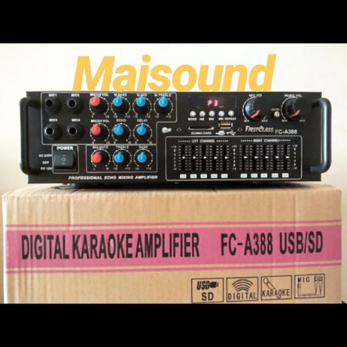 Ampli Firstclass Fc A388 Amplifier Firstclass Fc A 388 Usb Sd #Gratisongkir