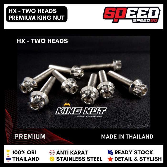 Probolt Baut Breket Kaliper Brembo 4P Depan Xmax King Nut Thailand