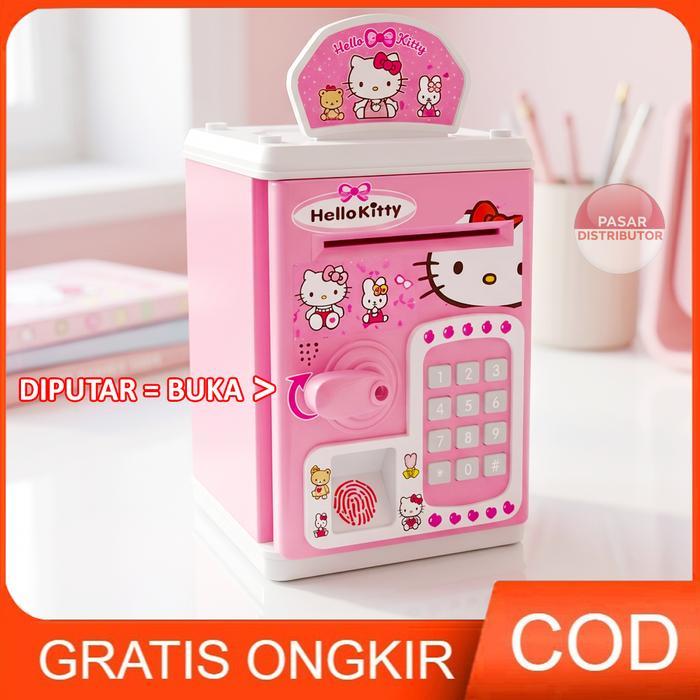 TERLARIS Mainan Anak Atm Celengan Mainan Brangkas Mainan Nabung Uang Edukasi Mainan Anak Perempuan -