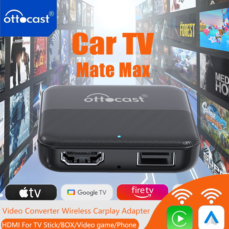 Ottoast Express ar Tv Mate Wireless arPlay Android Adapter HDMI Video onverter Fire TV Stik Game Box