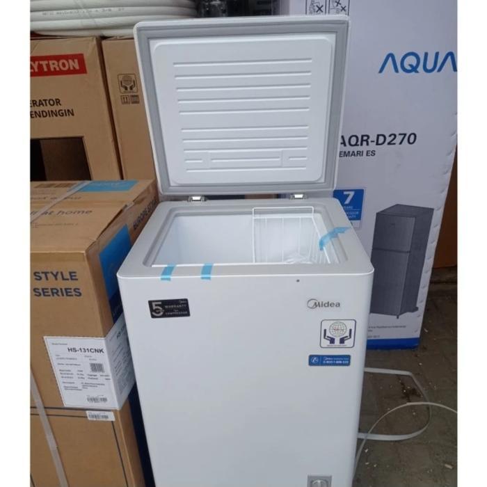 Box Freezer Midea 100 Liter Hs-131Cnk Chest Freezer Midea 100L Hs131Ck