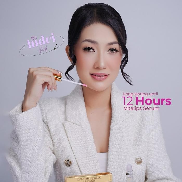 KJ Refli Skin Vitalips Glow Serum - Lip Serum L-Glow - Melembabkan - Menutrisi Bibir - Bibir Lebih