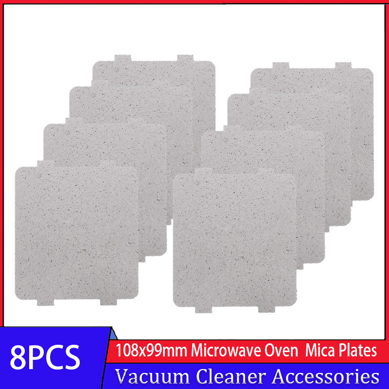 8Pcs Universal 9.8cm *11.8cm Microwave Oven Mica Plate Mica Sheet For Microwave Oven Toaster Hair Dr