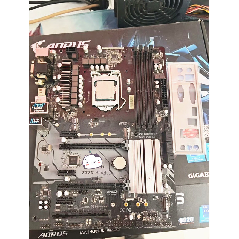 Casing Laptop for ASRock Z370 Pro4 Desktop Motherboard Z370 fit 8th ,9th cpu ,full works