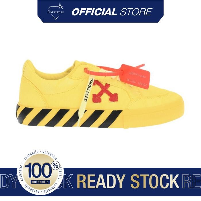 Off White Vulc Yellow Sneaker / Sneaker Branded Original