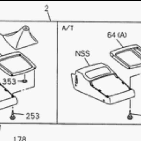 Berkualitas Cover Bezel Console Konsol Konsul Box Isuzu Panther Ls Grand Touring Terlariss 