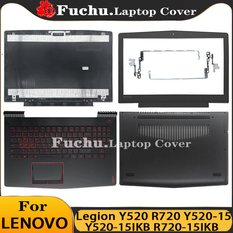 Casing Laptop Laptop LCD Back Cover/Front Bezel/Hinges/Palmrest/Bottom Case For Lenovo Legion Y520 R