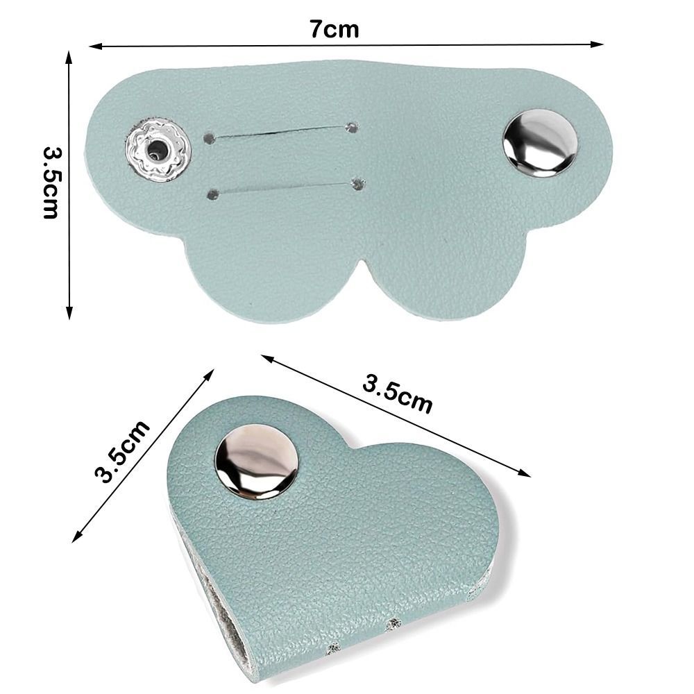 Cute Leather Cable Winder Mini Cord Organizer Cord Organizer Earphone Cord Winder Data Line