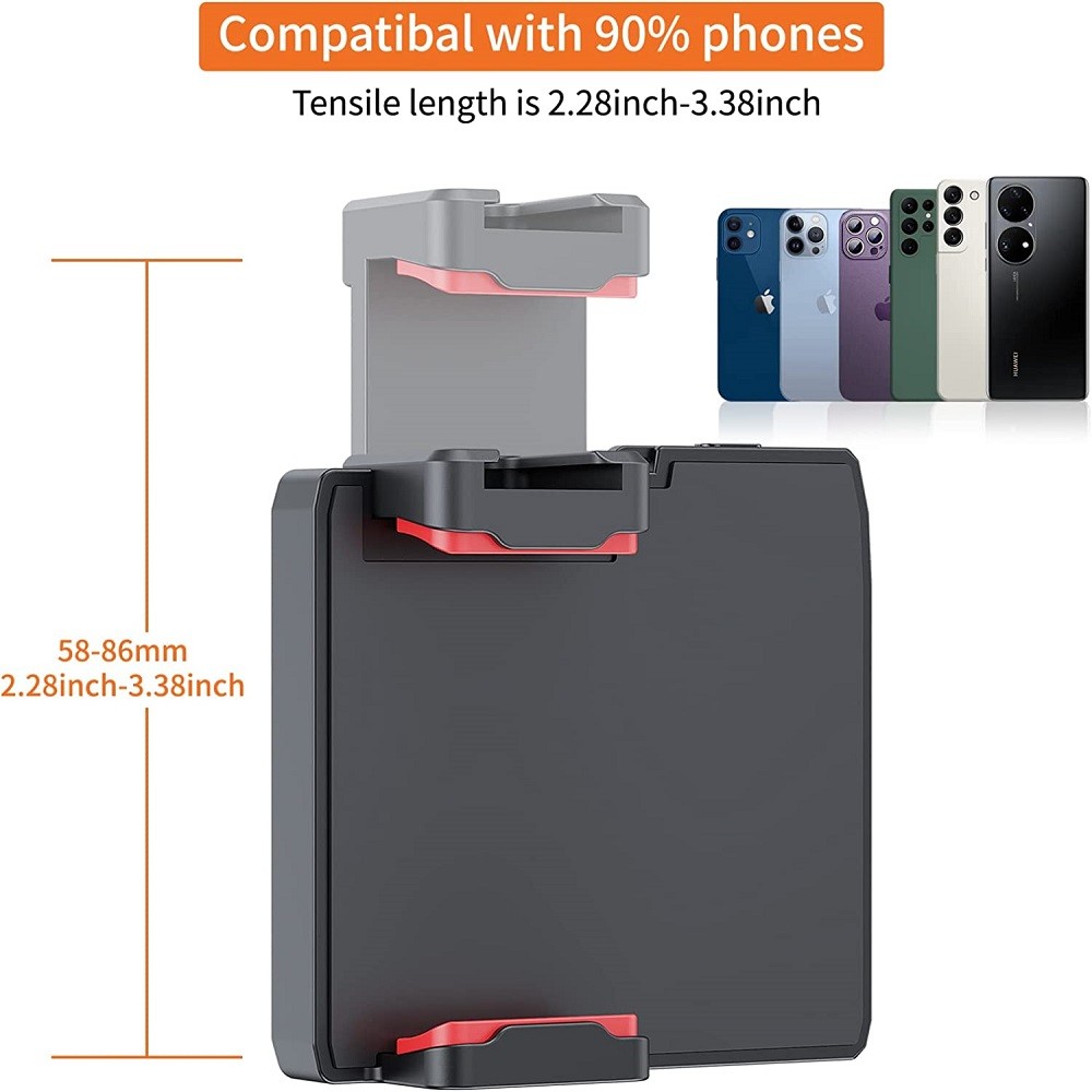 UURIG PH-10 Capgrip Handheld Selfie Booster Hand Grip Smartphone Camera Shutter Remote with Detachab