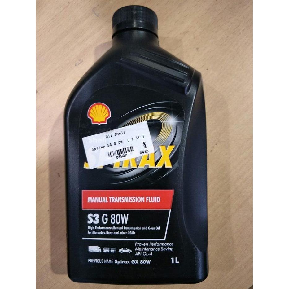 kytf- Oli Shell Spirax S3 G 80W 1 Liter " 08932 "