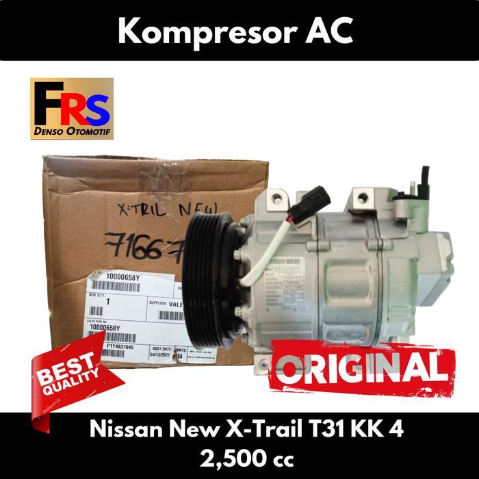 KOMPRESOR AC XTRAIL T31 COMPRESSOR AC NISSAN XTRAIL KAKI 4 ASLI T31