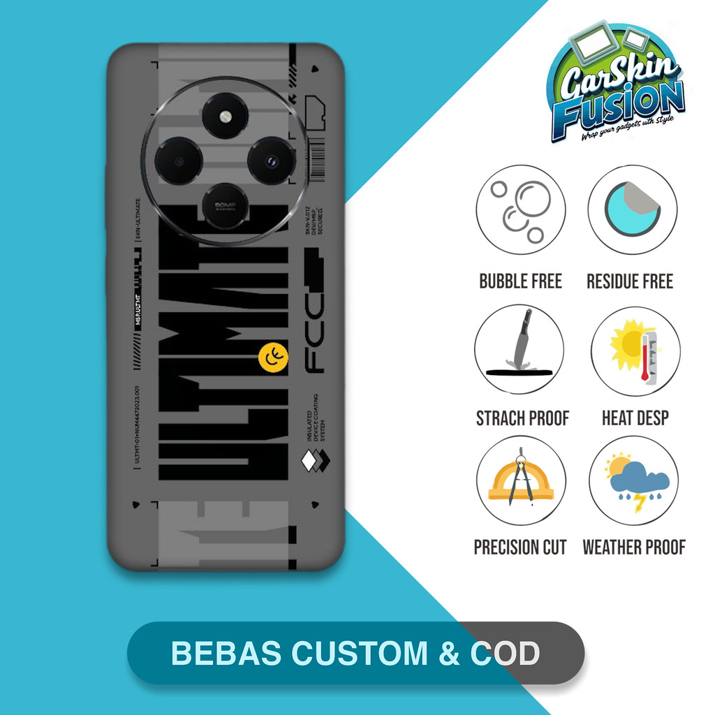 Garskin Skin Redmi 14C Ultimate Anti-Scratch Protector Case | by Fusion Kode - wr9