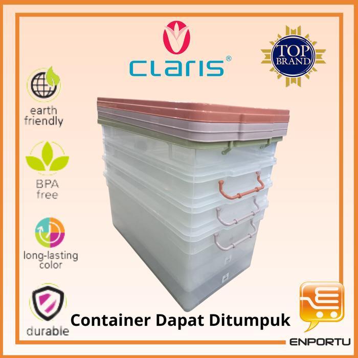 Sale Claris Container Box Plastik Besar Nexis 66 Liter 1022 Re Wadah Penyimpanan Kotak Serbaguna
