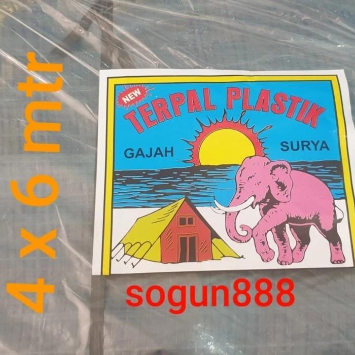 Terpal Plastik 4X6 Meter. Terpal 6X4 Type A3 Biru