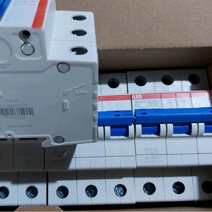 Mcb 3 Phase Abb 50A Asli Pln