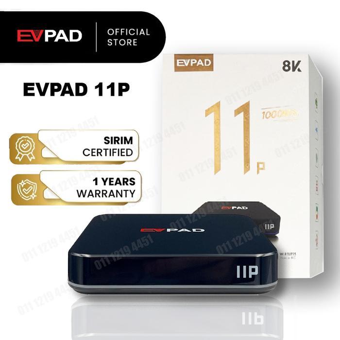 Android TV Box EVPAD 11P 11S 10P 10S 6P 6S RAM 4/64GB Free Channel Film Tanpa Iuran New BRAND