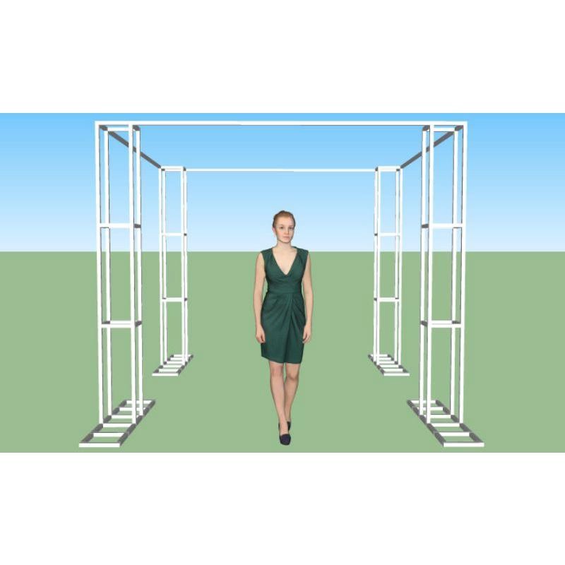 DEKORASI WEDDING DAN LAMARAN PREMIUM READY STOCK GAPURA PINTU MASUK / GAZEBO JALAN / gapura lorong