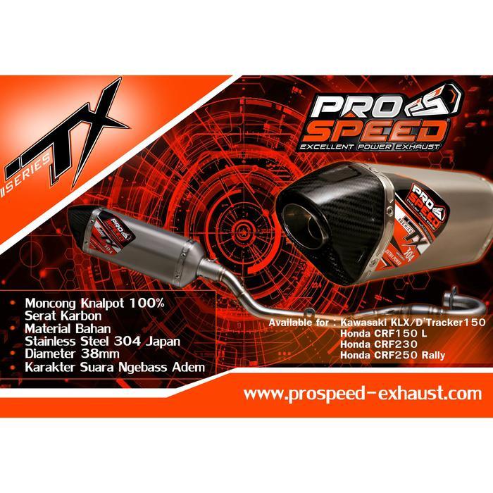 SIAPKIRIM Knalpot Slip-on TX Series KLX230 PRO READY STOCK